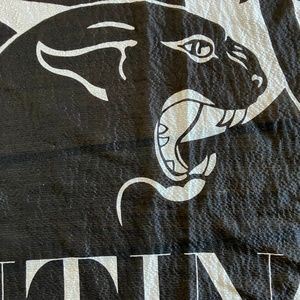 Valentino Panther silk chiffon large scarf NEW.